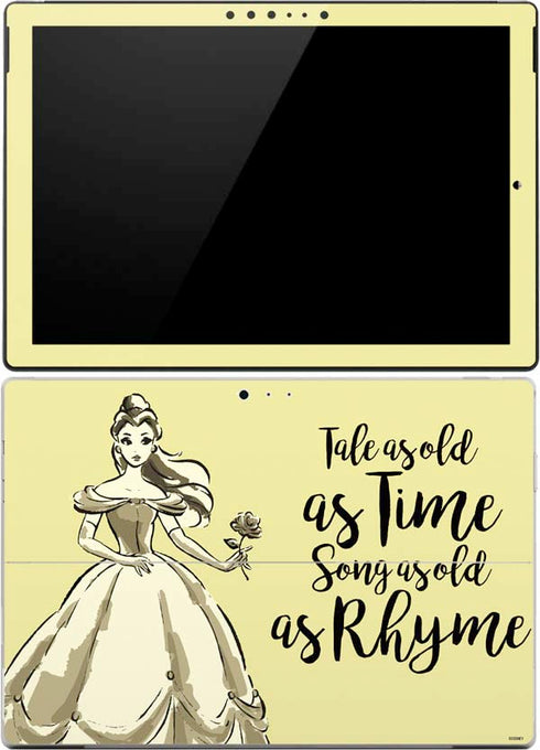 Disney Princess Belle Tale As Old As Time Art Surface Pro 4 Skin